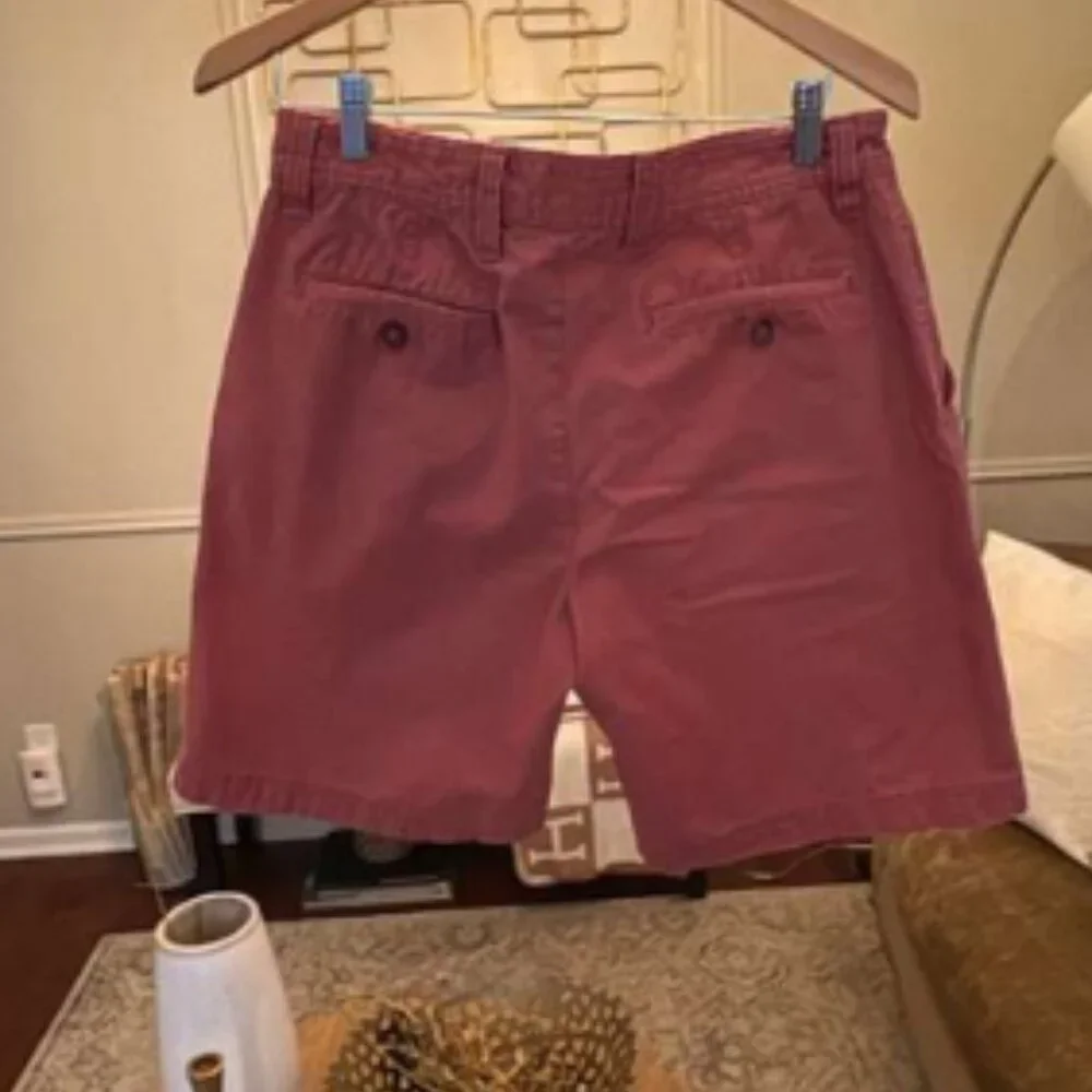 IZOD Saltwater Men’s Chino Shorts Coral Pink Size 33